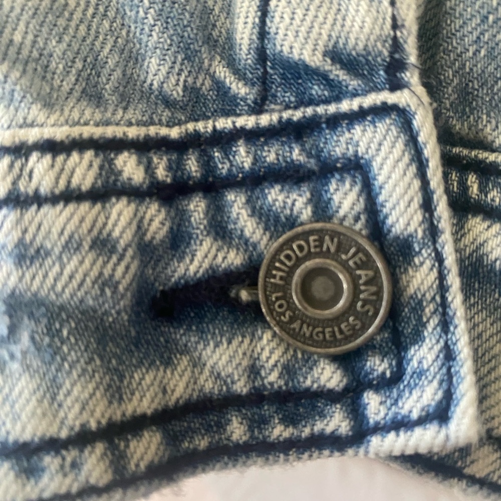 Distressed Blue Denim Jacket - Picture 6 of 7